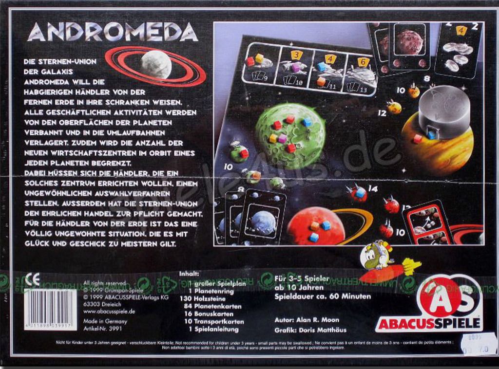 Andromeda  (3-5) board game collectible [Barcode 4011898039917] - Main Image 2