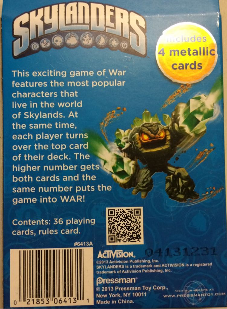 Skylanders War Card Game  (2) board game collectible [Barcode 021853064131] - Main Image 2