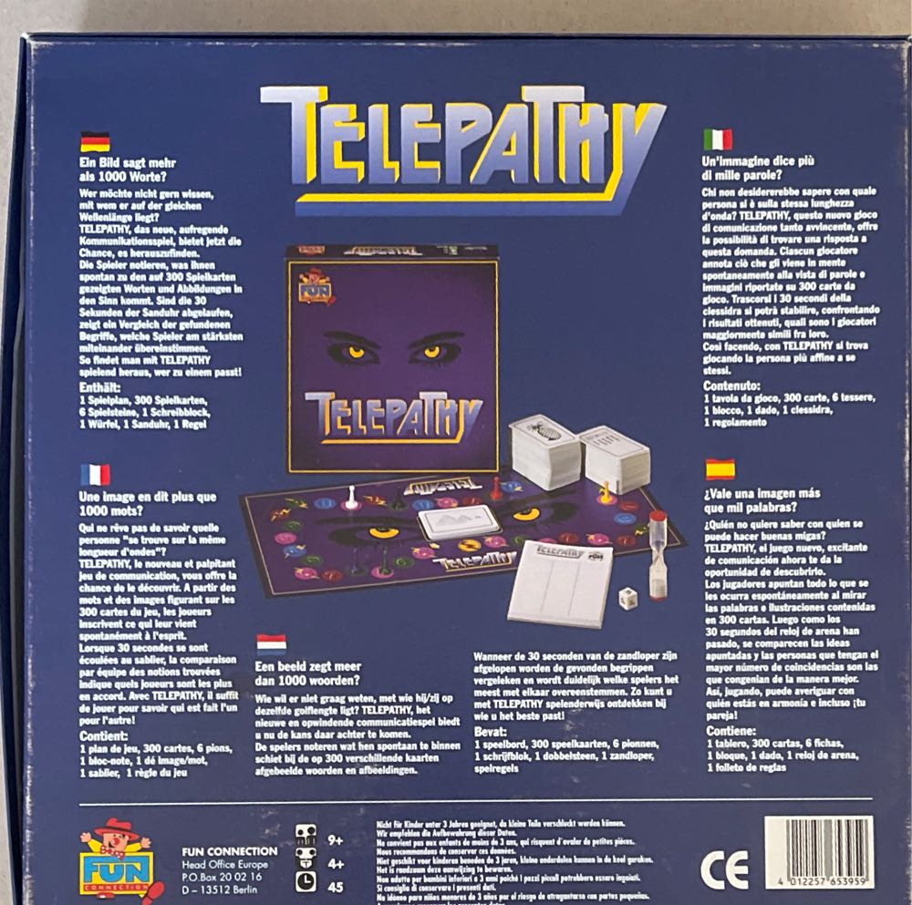 Telepathy  (2-12) board game collectible [Barcode 4012257653959] - Main Image 2