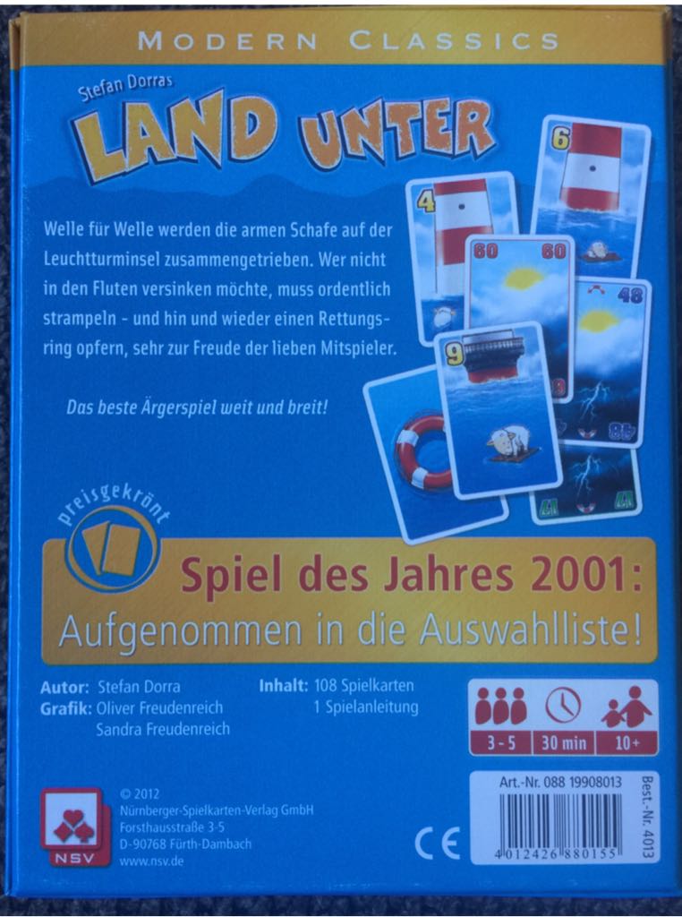 Land Unter  (3-5) board game collectible [Barcode 4012426880155] - Main Image 2