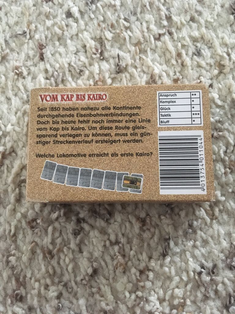Vom Kap Bis Kairo  (2 - 4) board game collectible [Barcode 4013754011044] - Main Image 2