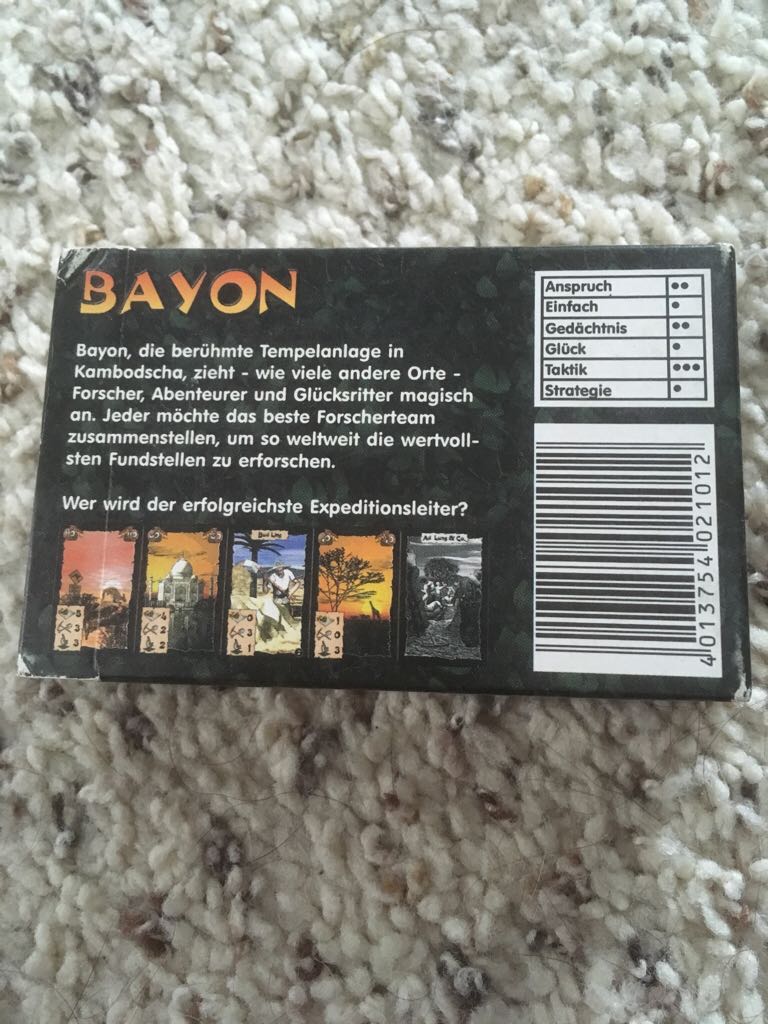 BAYON - Ein forsch  board game collectible [Barcode 4013754021012] - Main Image 2