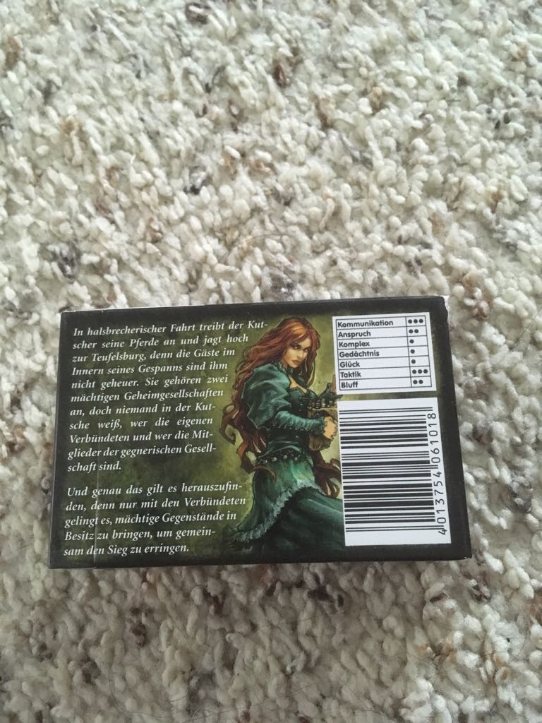 Adlung Spiele 46126ÃÂ Die Kutschfahrt zur TeufelsburgÃÂ -ÃÂ Card Game ...  (3-8) board game collectible [Barcode 4013754061018] - Main Image 2