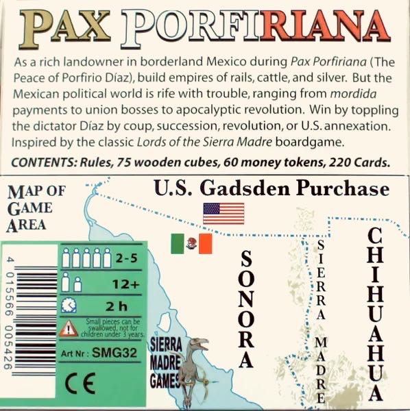 Pax Porfiriana  (2 3 4 5) board game collectible [Barcode 4015566005426] - Main Image 2