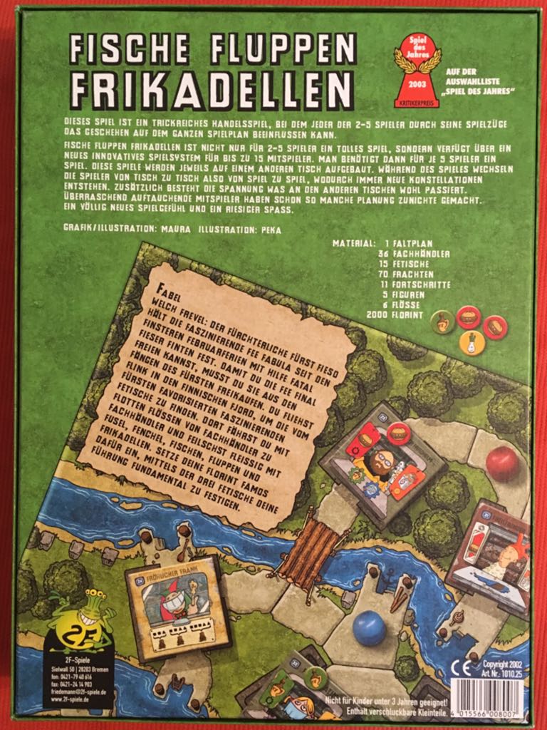 Fische Fluppen Frikadellen - Variante C  (2-5) board game collectible [Barcode 4015566008007] - Main Image 2