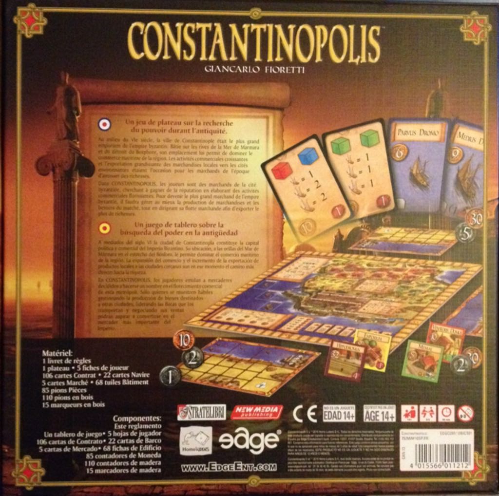 Constantinopolis  (2-5) board game collectible [Barcode 4015566011212] - Main Image 2