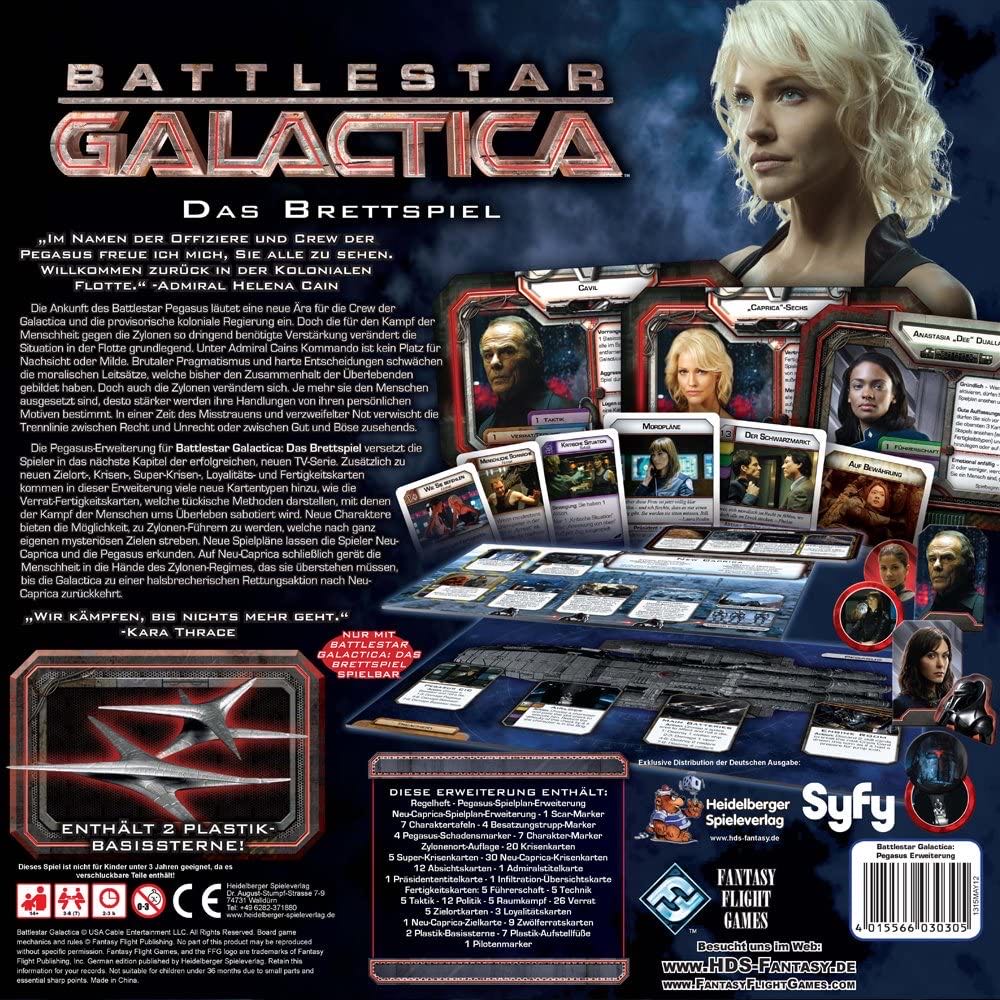 Battlestar Galactica - Pegasus Erweiterung- Brettspiel - Neu  (3-7) board game collectible [Barcode 4015566030305] - Main Image 2