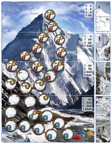 K2  (1-5) board game collectible [Barcode 4015566030794] - Main Image 2