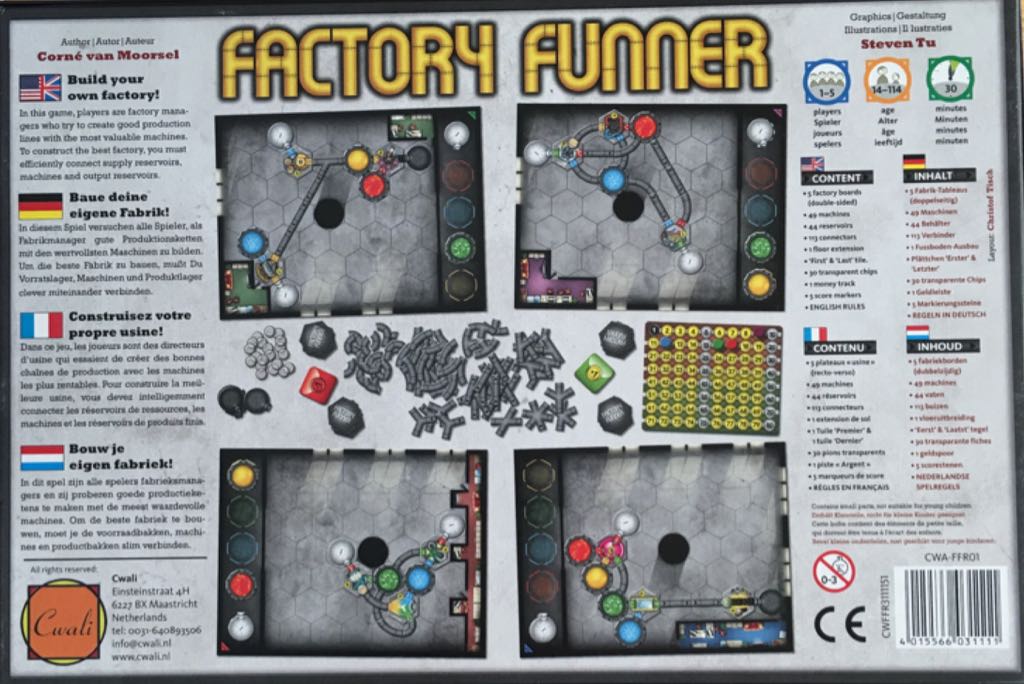 Factory Funner  (5) board game collectible [Barcode 4015566031111] - Main Image 2