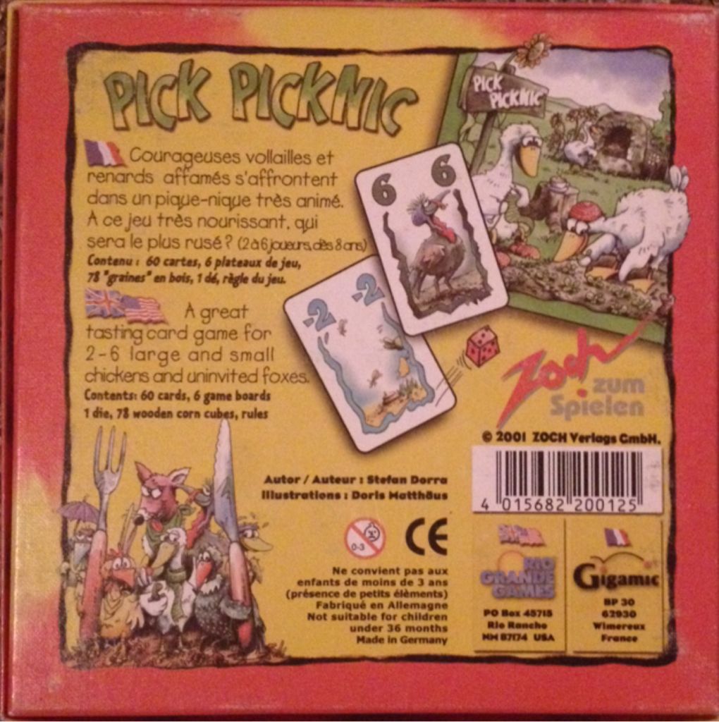Hick Hack  (2-6 Players) board game collectible [Barcode 4015682200125] - Main Image 2