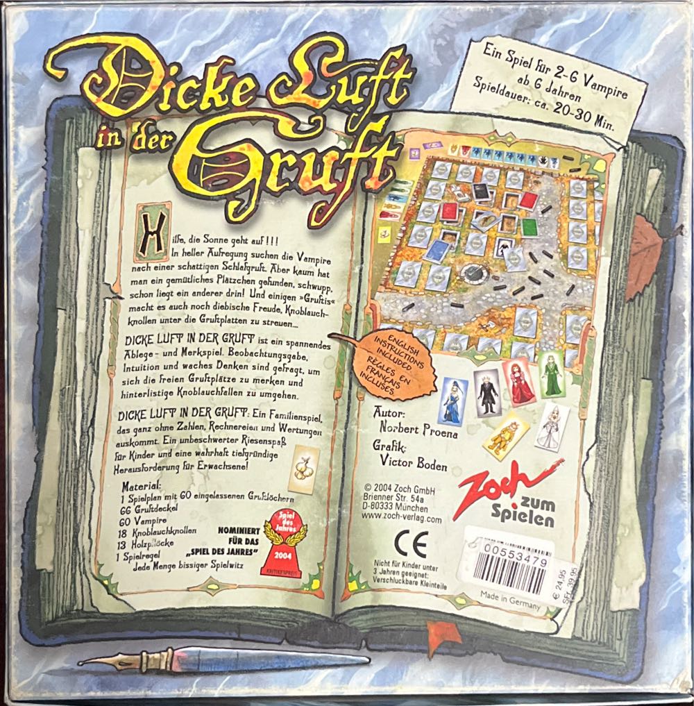 Dicke Luft in der Gruft  (2-6) board game collectible [Barcode 4015682200415] - Main Image 2