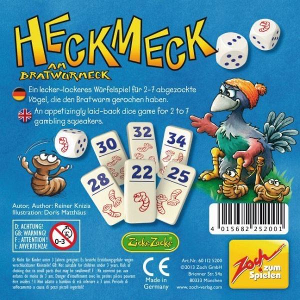 Heckmeck am Bratwurmeck (Pickomino)  (2-7) board game collectible [Barcode 4015682252001] - Main Image 2