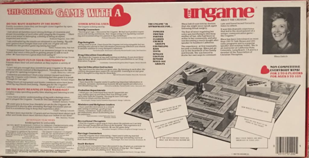 Ungame  (2-6) board game collectible [Barcode 023151012005] - Main Image 2