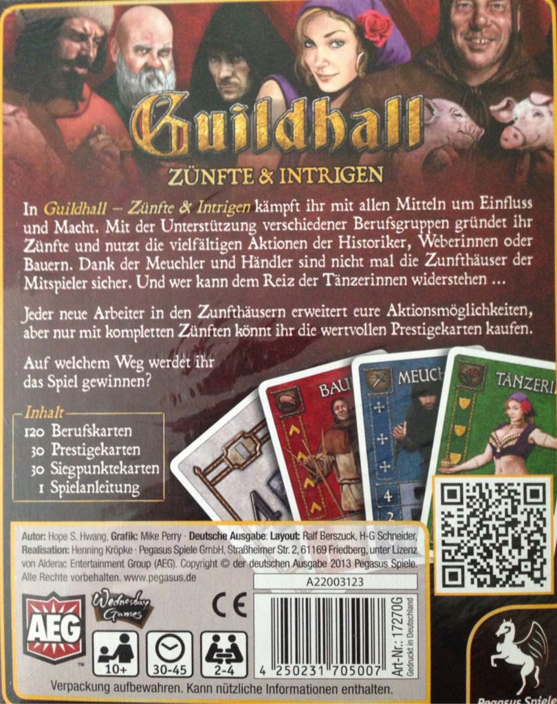 Guildhall  (2-4) board game collectible [Barcode 4250231705007] - Main Image 2