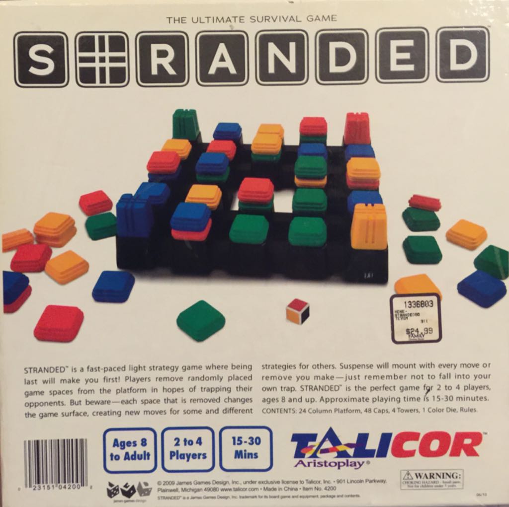 Stranded  (4) board game collectible [Barcode 023151042002] - Main Image 2
