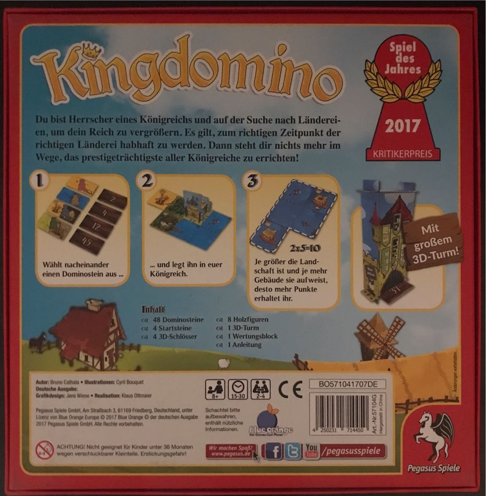 Kingdomino  (2-4) board game collectible [Barcode 4250231714450] - Main Image 2