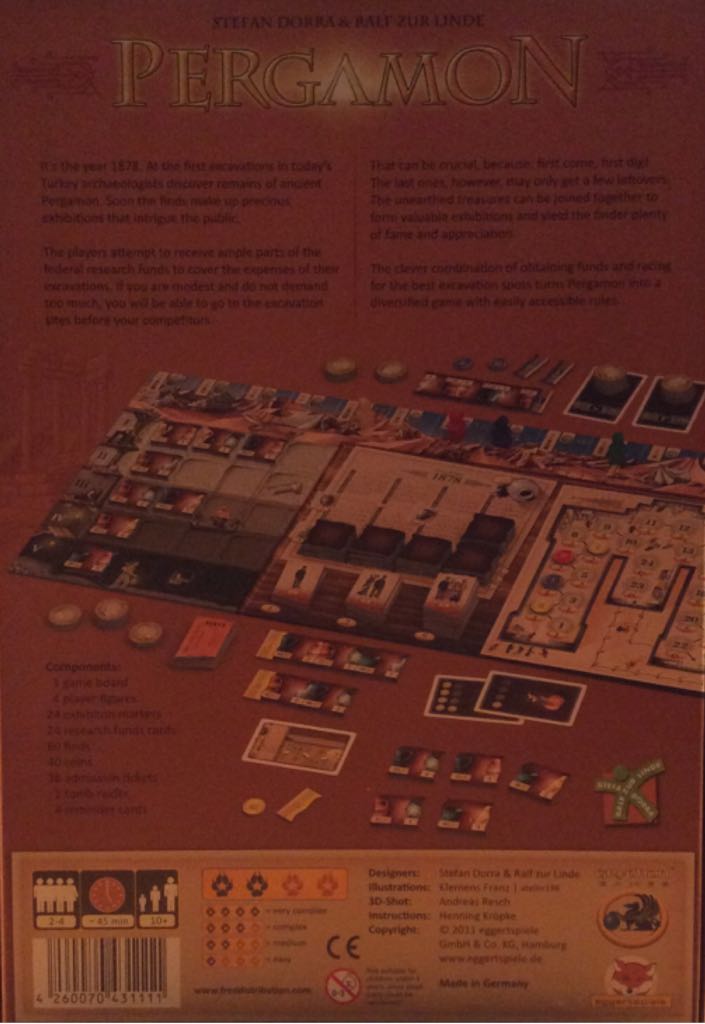 Pergamon  (2-4) board game collectible [Barcode 4260070431111] - Main Image 2