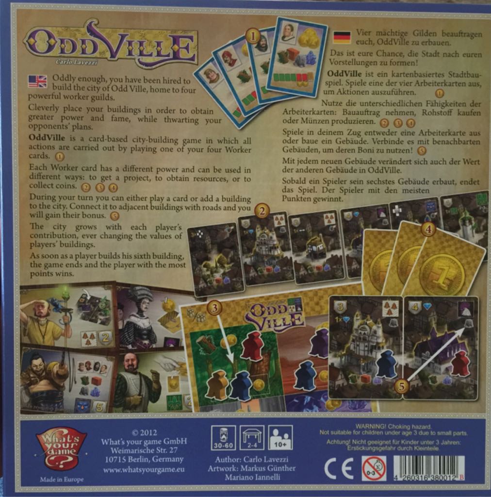Oddville  (2-4) board game collectible [Barcode 4260316380012] - Main Image 2