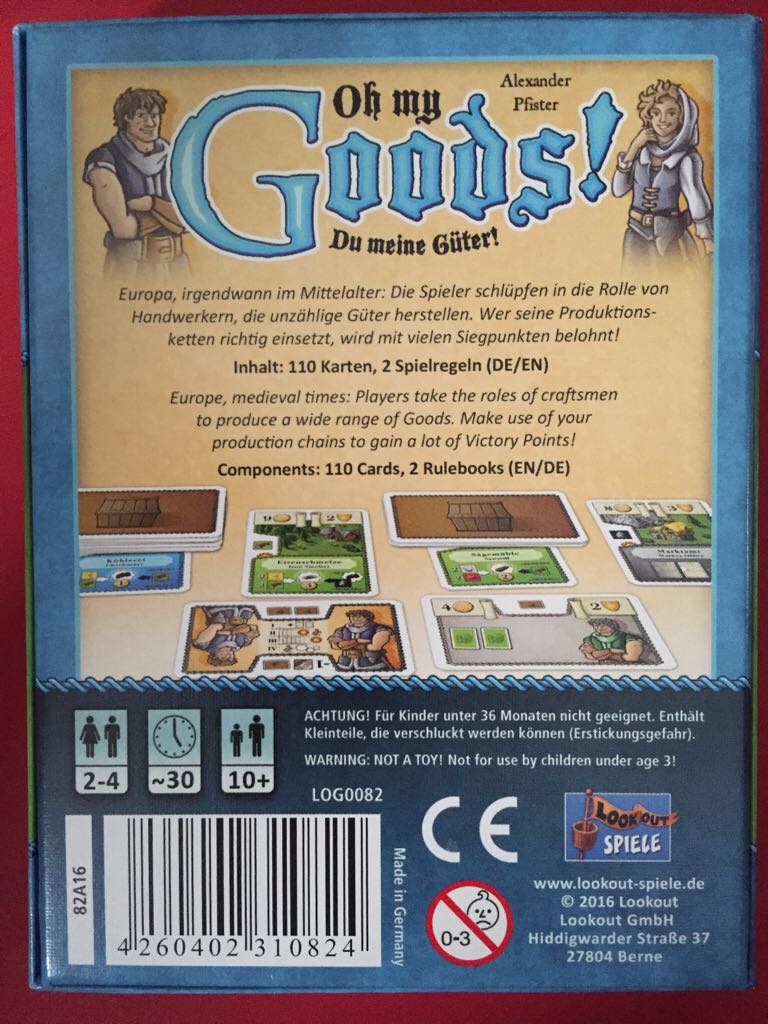 Oh My Goods  (2-4) board game collectible [Barcode 4260402310824] - Main Image 2