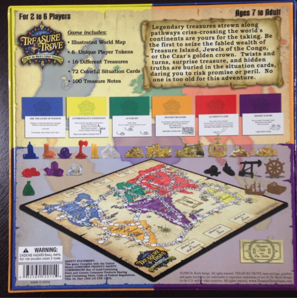 Treasure Trove  (2-6) board game collectible [Barcode 432569520154] - Main Image 2