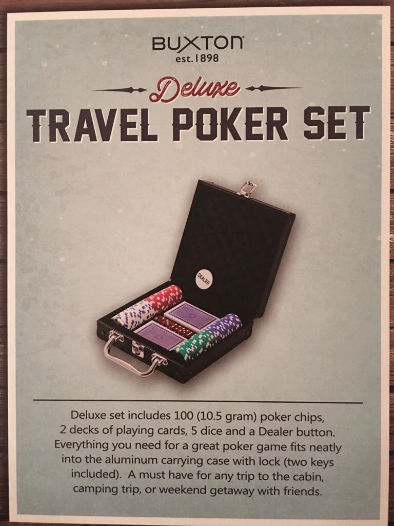 Deluxe Travel Poker Set  board game collectible [Barcode 490441511591] - Main Image 2