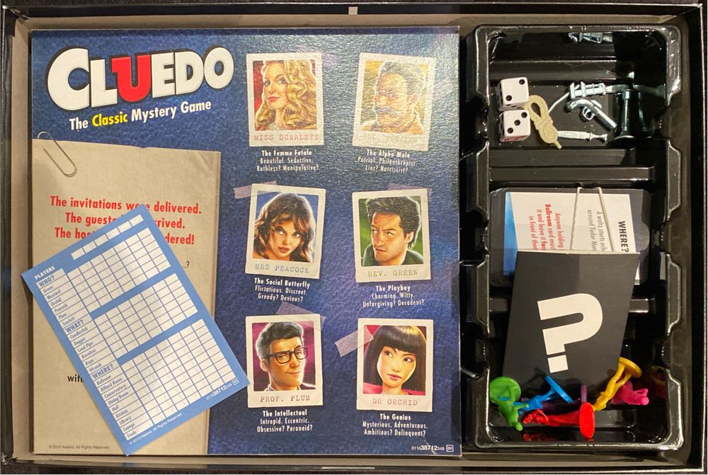 Cluedo Classic: CLUEDO® (2015) The Classic Mystery Game  (2-6) board game collectible [Barcode 5010993313570] - Main Image 3