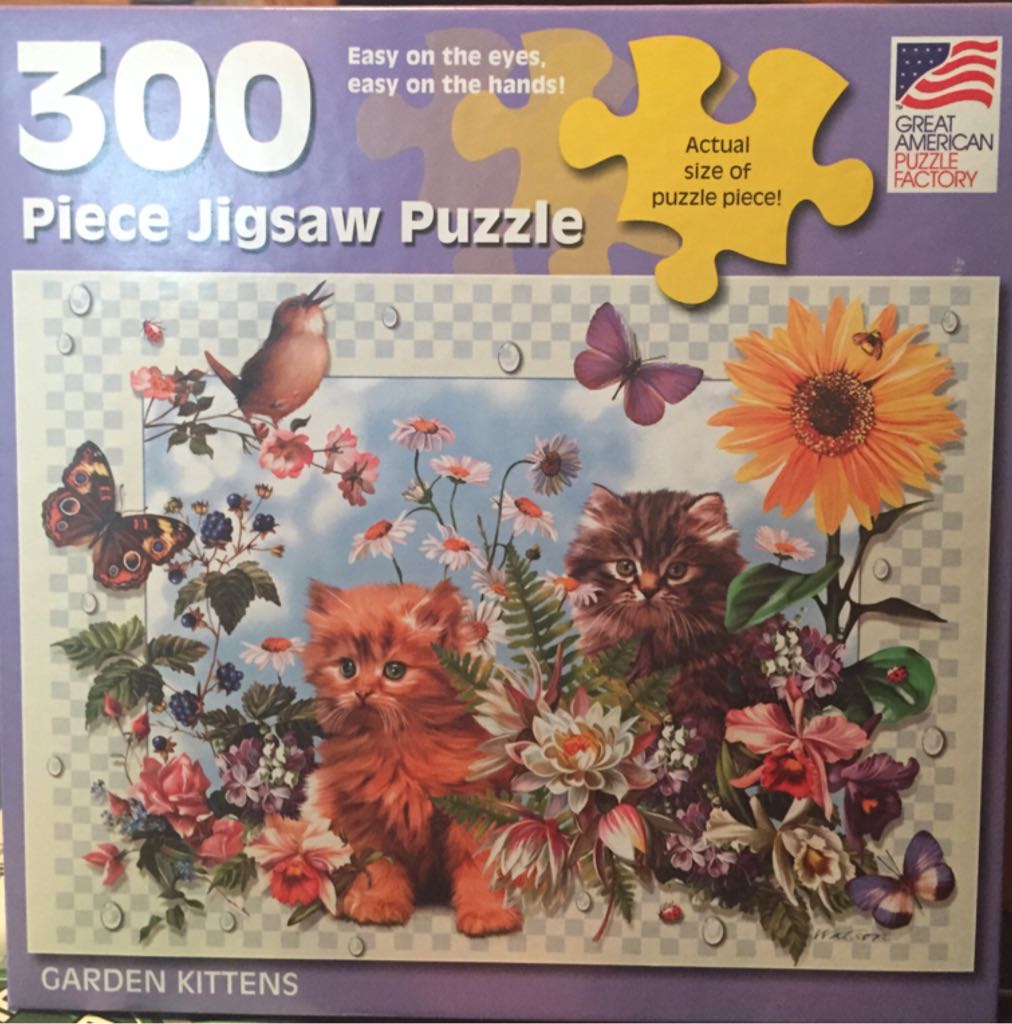 Puzzle: Garden Kittens  board game collectible [Barcode 010563003592] - Main Image 1