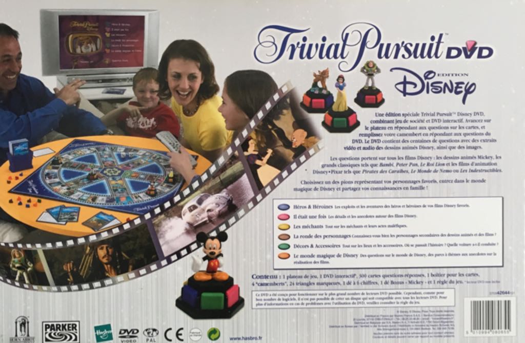 Trivial Pursuit Disney  board game collectible [Barcode 5010994080655] - Main Image 2