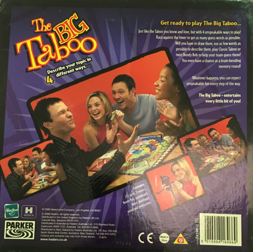 Taboo, The Big  (4-10) board game collectible [Barcode 5010994164669] - Main Image 2