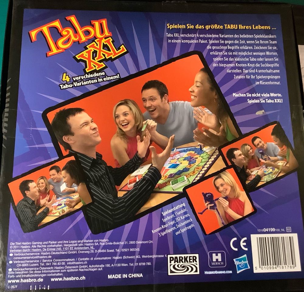 Tabu XXL   (100) board game collectible [Barcode 5010994181789] - Main Image 2