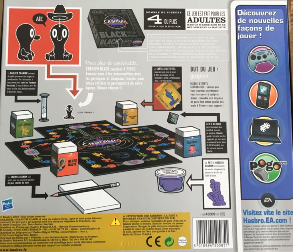CRANIUM Black  board game collectible [Barcode 5010994505851] - Main Image 2