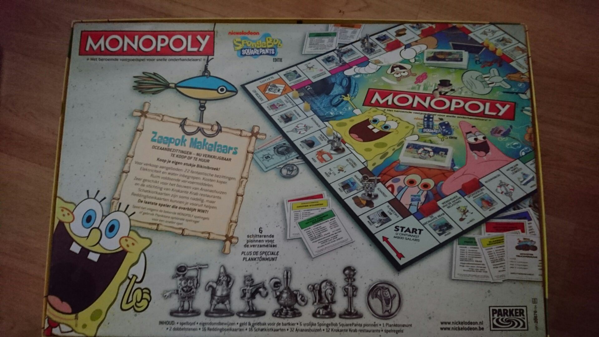 monopoly spongebob squarepants  (2-6) board game collectible [Barcode 5010994601935] - Main Image 2