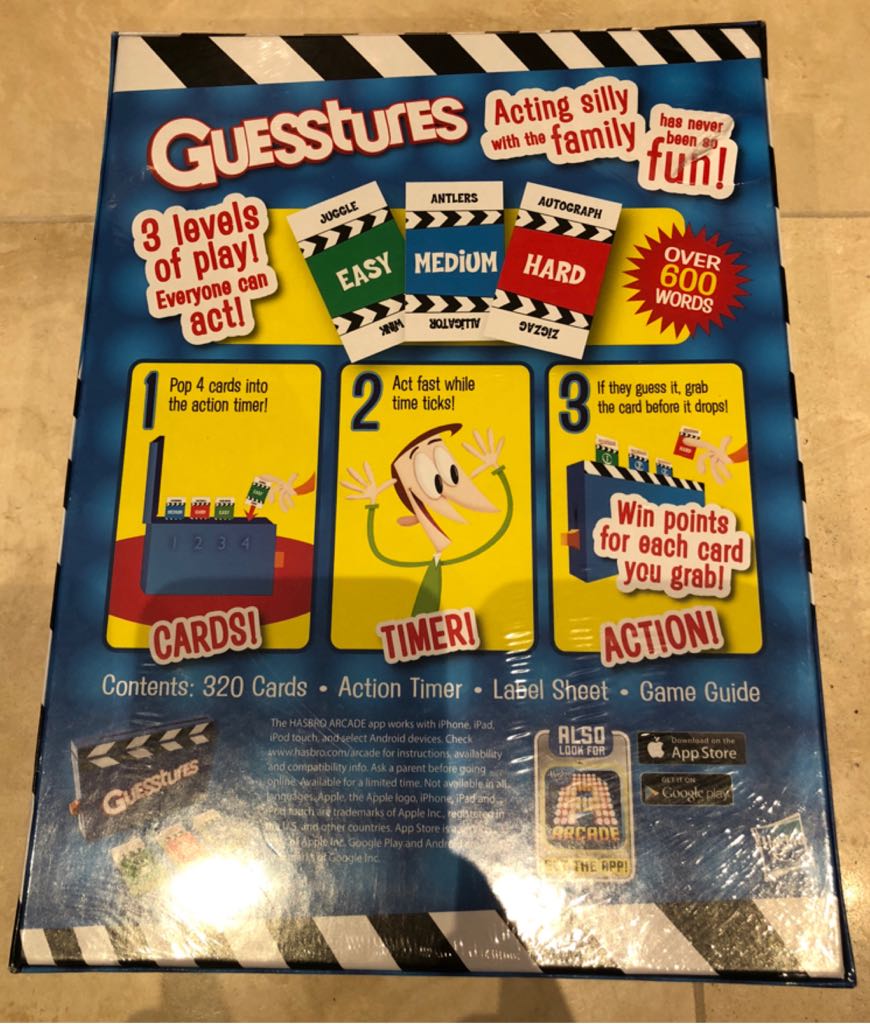 Guesstures (*2/4+ players | 8+ | ? min.)  (4+) board game collectible [Barcode 5010994840211] - Main Image 2