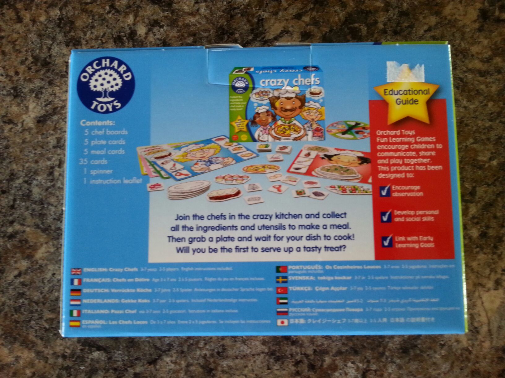 Crazy Chefs  (2-5) board game collectible [Barcode 5011863101044] - Main Image 2