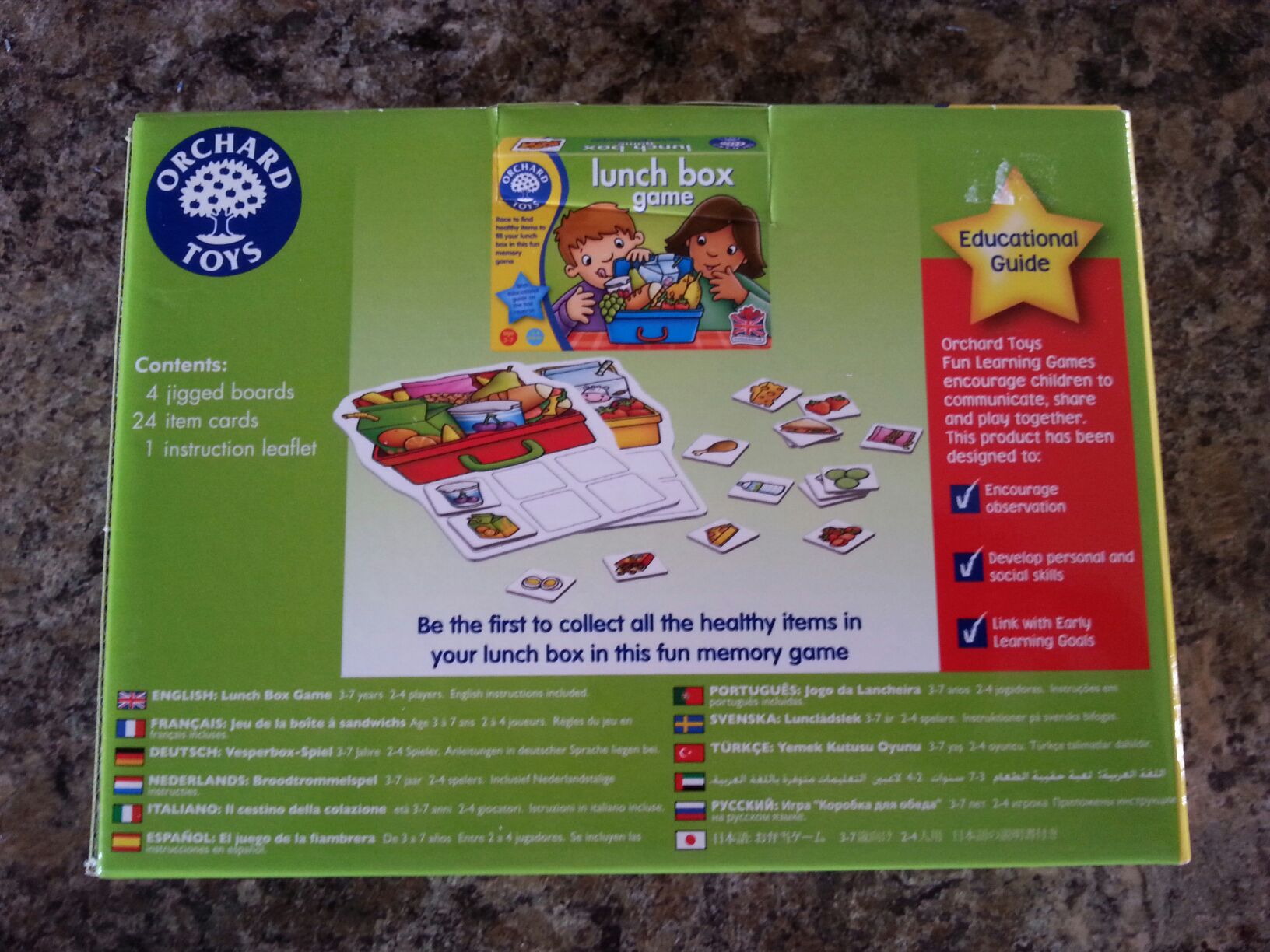 Lunch box game  board game collectible [Barcode 5011863101136] - Main Image 2