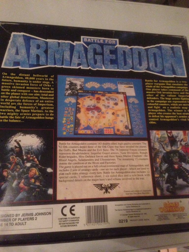 Battle For Armageddon  (2) board game collectible [Barcode 5011921002191] - Main Image 2