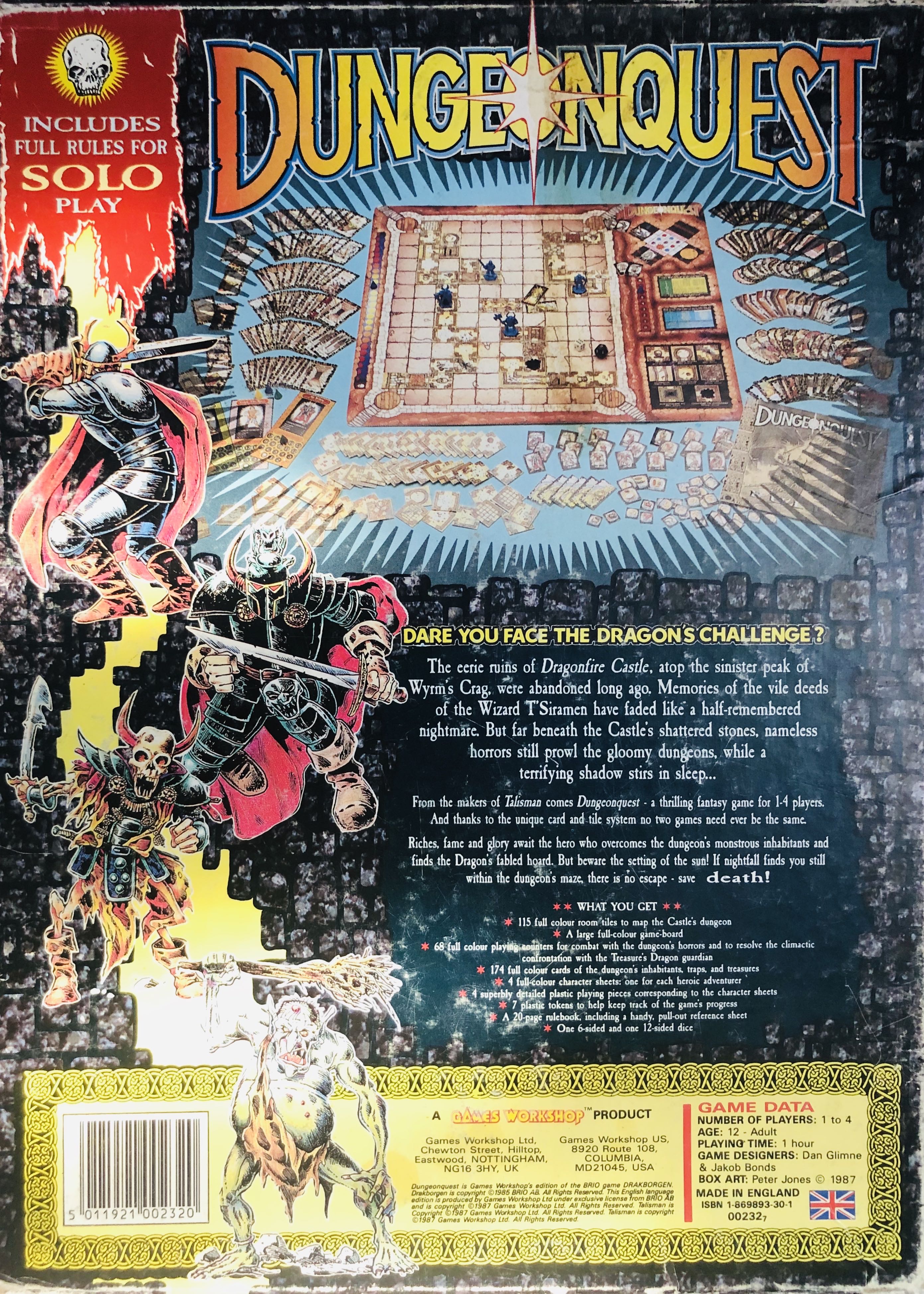 Dungeonquest  (1-4) board game collectible [Barcode 5011921002320] - Main Image 2