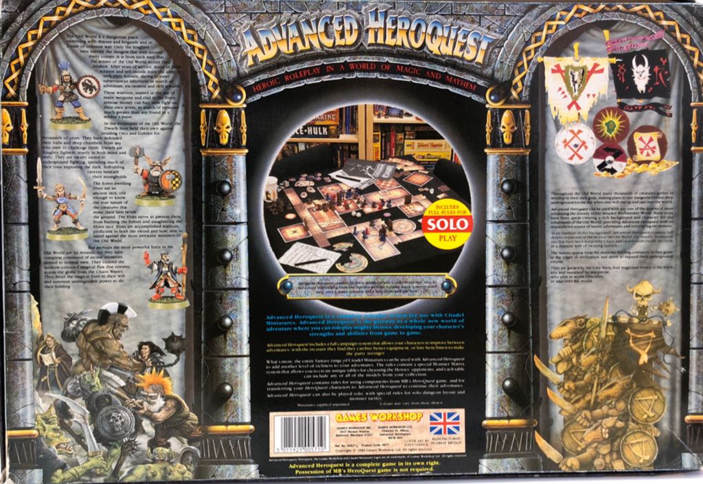 ADVANCED HEROQUEST  (1-5) board game collectible [Barcode 5011921005710] - Main Image 2