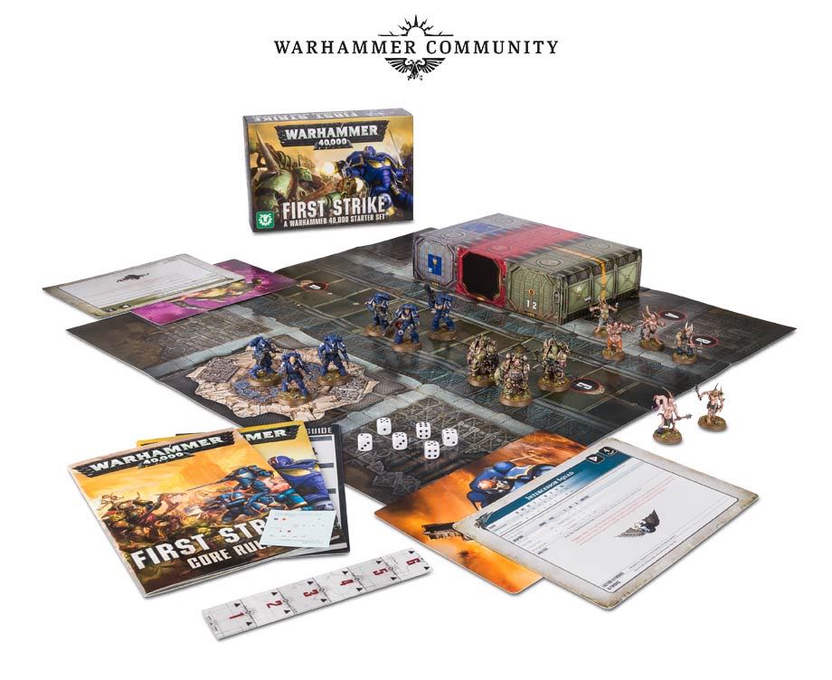 Warhammer 40,000 First Strike 40K Starter Set  (2+) board game collectible [Barcode 5011921086214] - Main Image 2