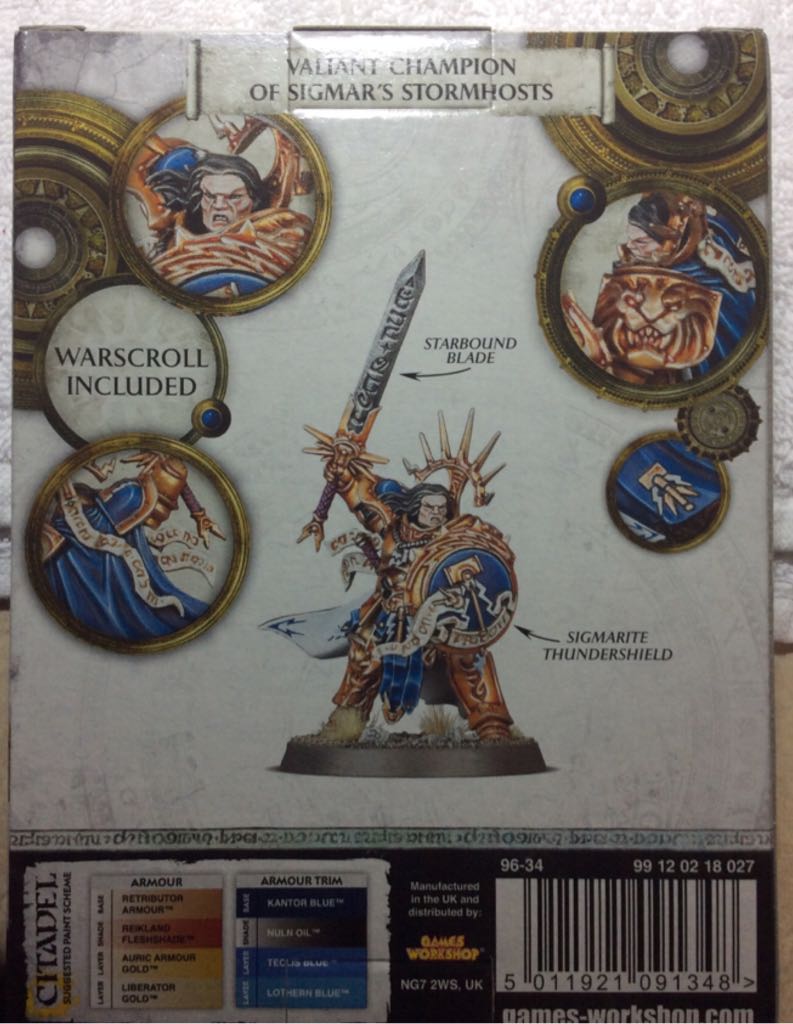 Stormcast Eternals Lord-Celestant Gavriel Sureheart Warhammer Age of Sigmar  board game collectible [Barcode 5011921091348] - Main Image 2