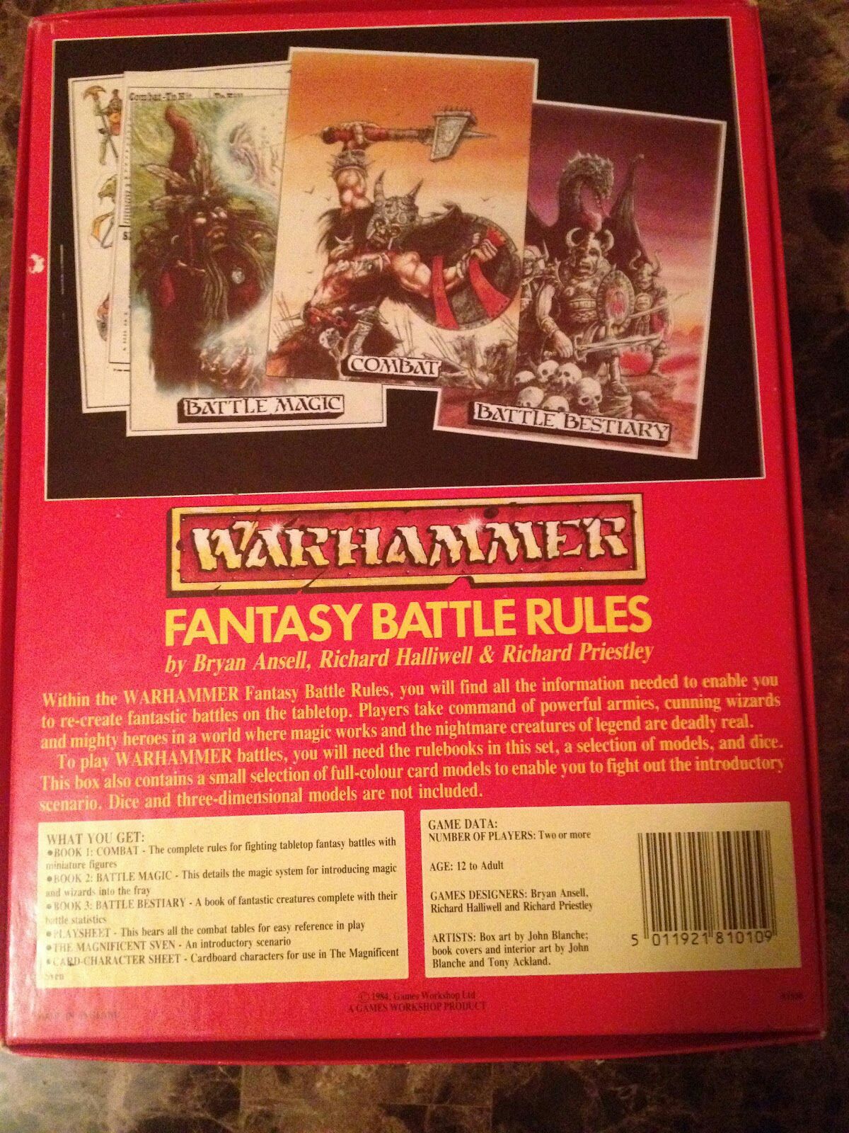 Warhammer Fantasy 2nd Edition Box Set Games Workshop  (2) board game collectible [Barcode 5011921810109] - Main Image 2