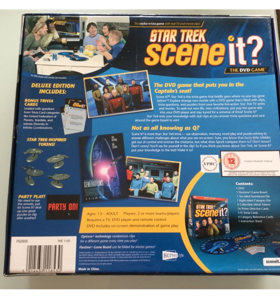 Scene It? Star TrekGame  board game collectible [Barcode 5014437118530] - Main Image 2