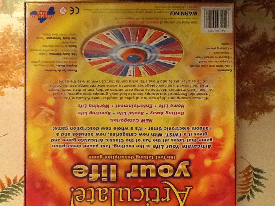 Articulate! Your Life  (4,5,6,7,8,9+) board game collectible [Barcode 5019150001213] - Main Image 2