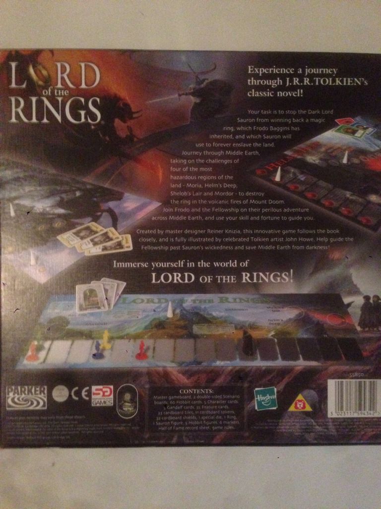 Lord of the Rings   (2-5) board game collectible [Barcode 5023117594342] - Main Image 2