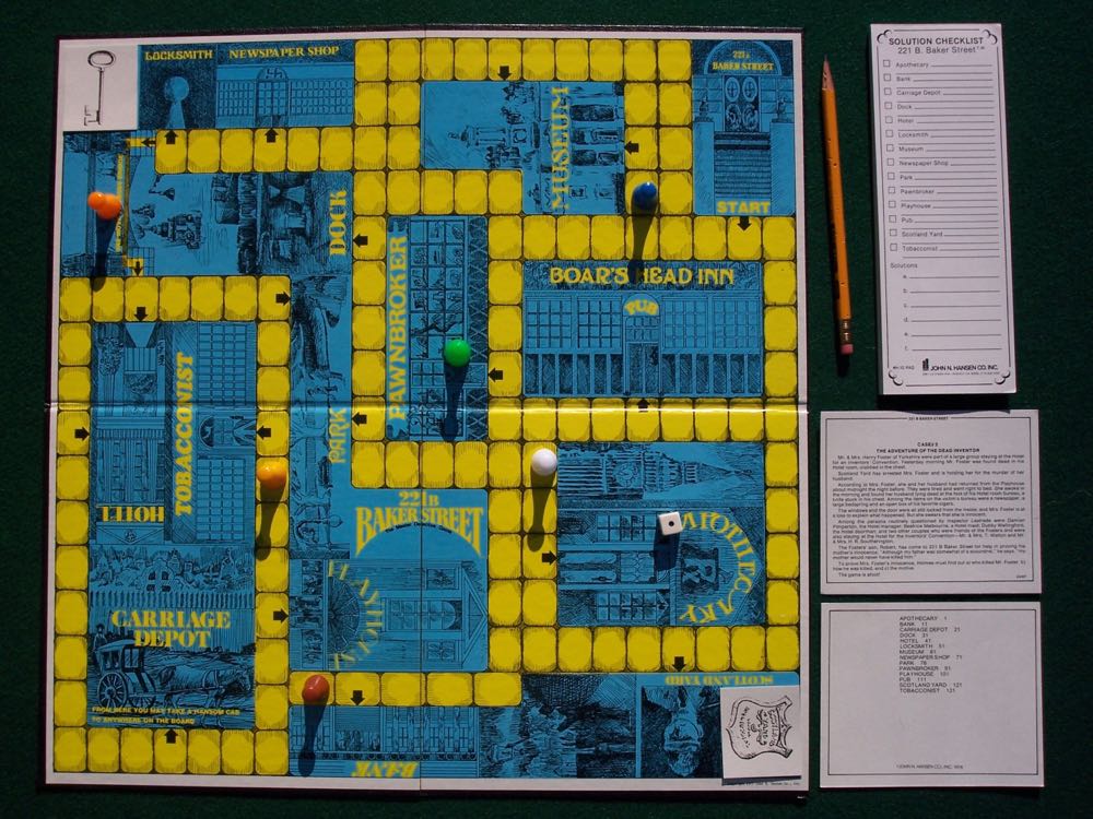 221 B Baker Street  (6) board game collectible [Barcode 025766232212] - Main Image 4