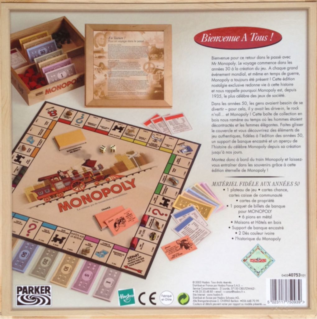 Monopoly  (2-6) board game collectible [Barcode 5023117750939] - Main Image 2