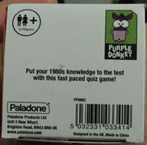 I ❤️ 80’s  board game collectible [Barcode 5032331033414] - Main Image 2