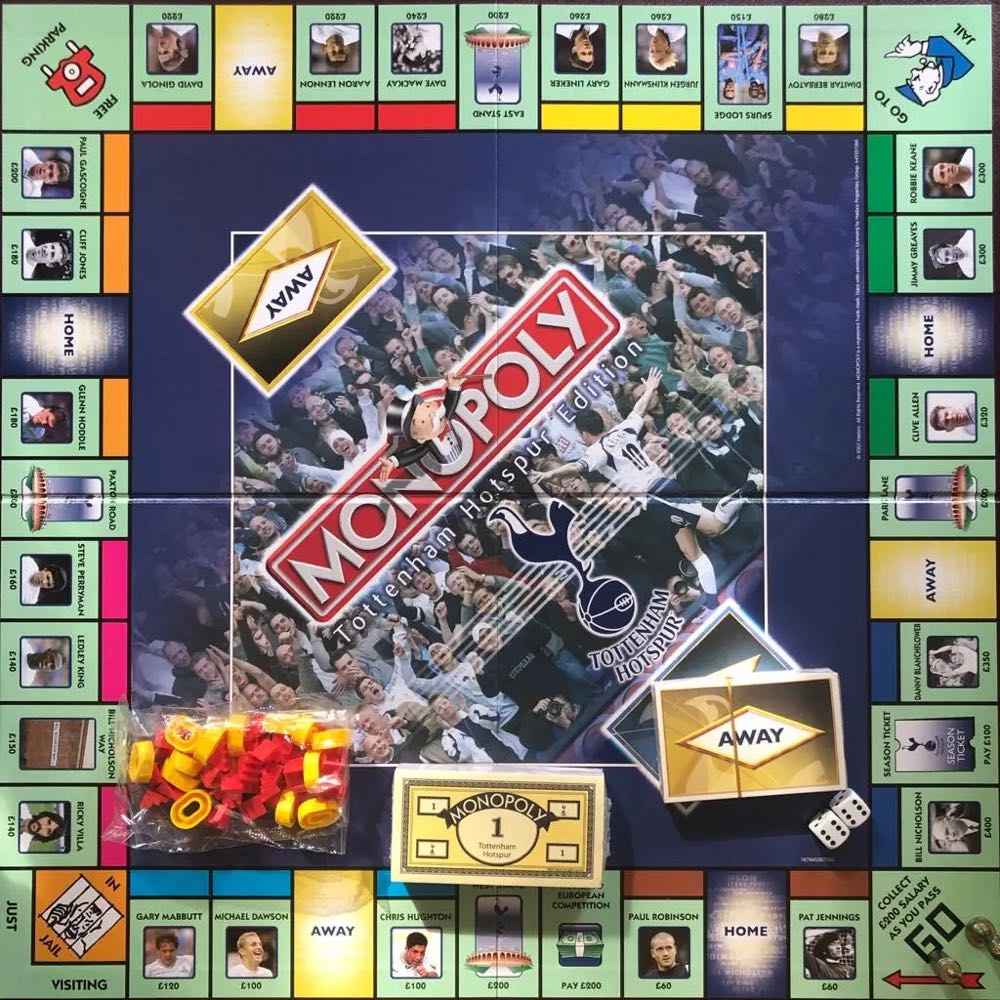 Tottenham Hotspur  (2-6) board game collectible [Barcode 5036905007955] - Main Image 2