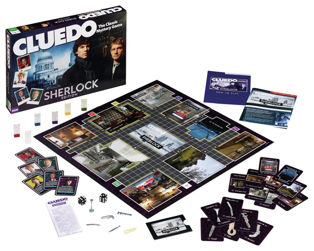 Cluedo TV: CLUEDO® SHERLOCK Edition  (2-6) board game collectible [Barcode 5036905019514] - Main Image 3
