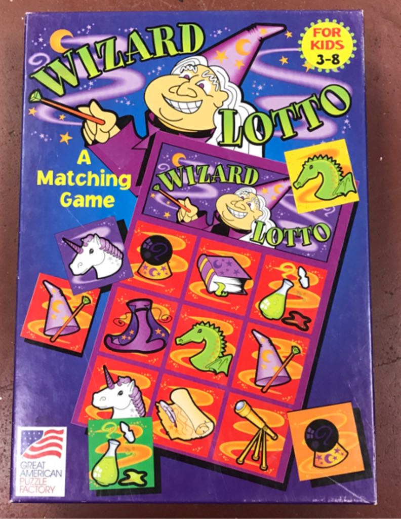 Wizard Lotto  board game collectible [Barcode 010563007996] - Main Image 1